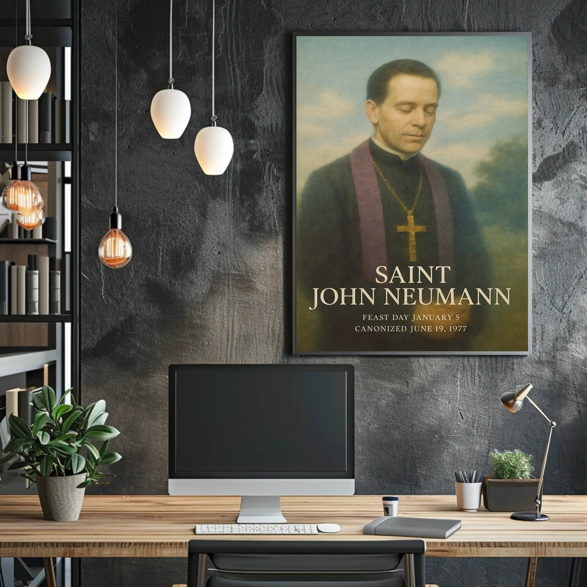 Saint John Neumann Poster