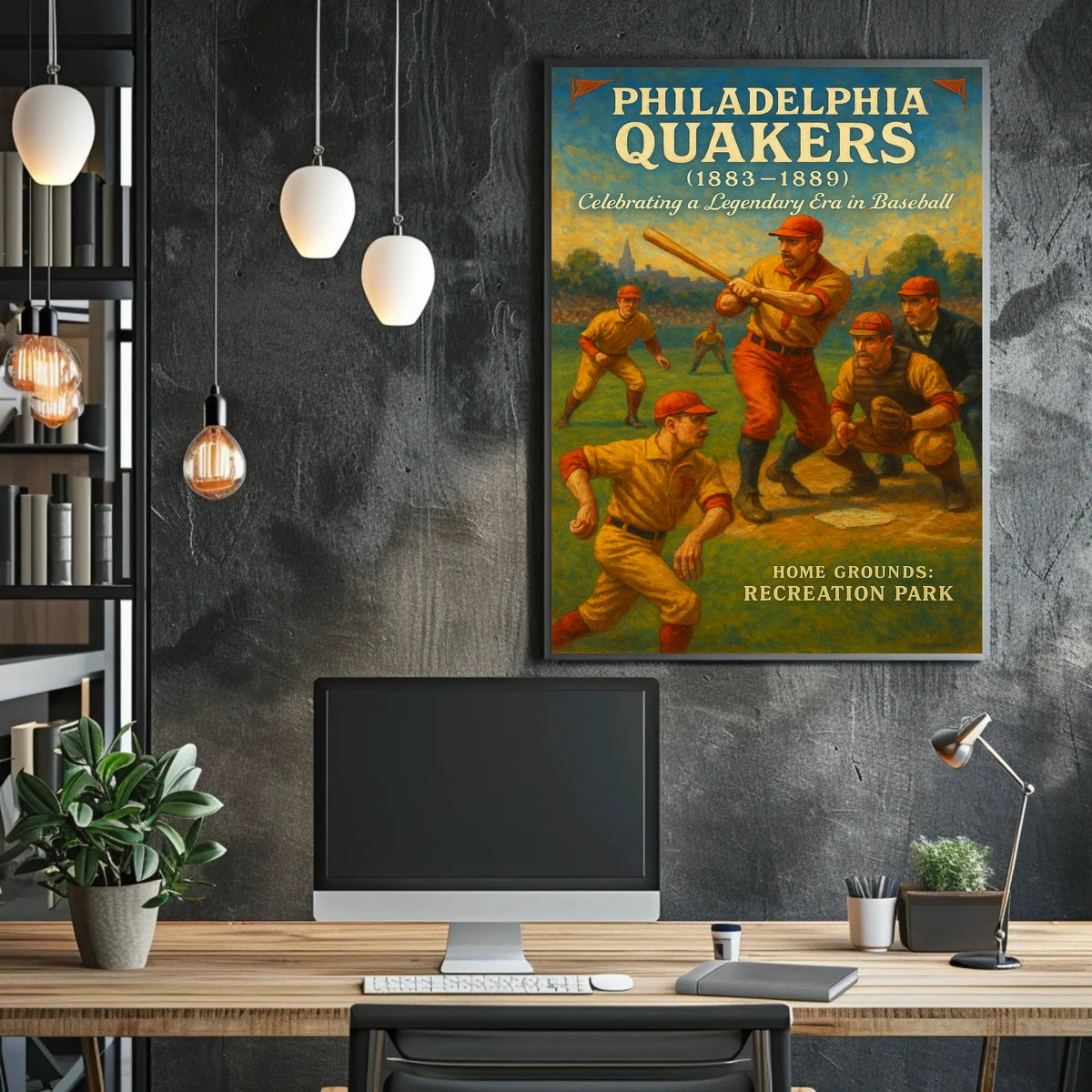 Philadelphia Quakers Celebrating A Poster