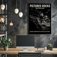 Pictured Rocks Of Michigan Poster
