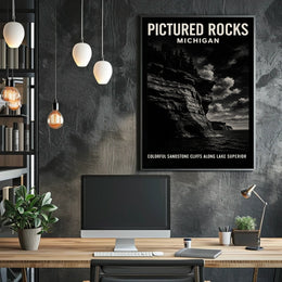 Pictured Rocks Of Michigan Poster