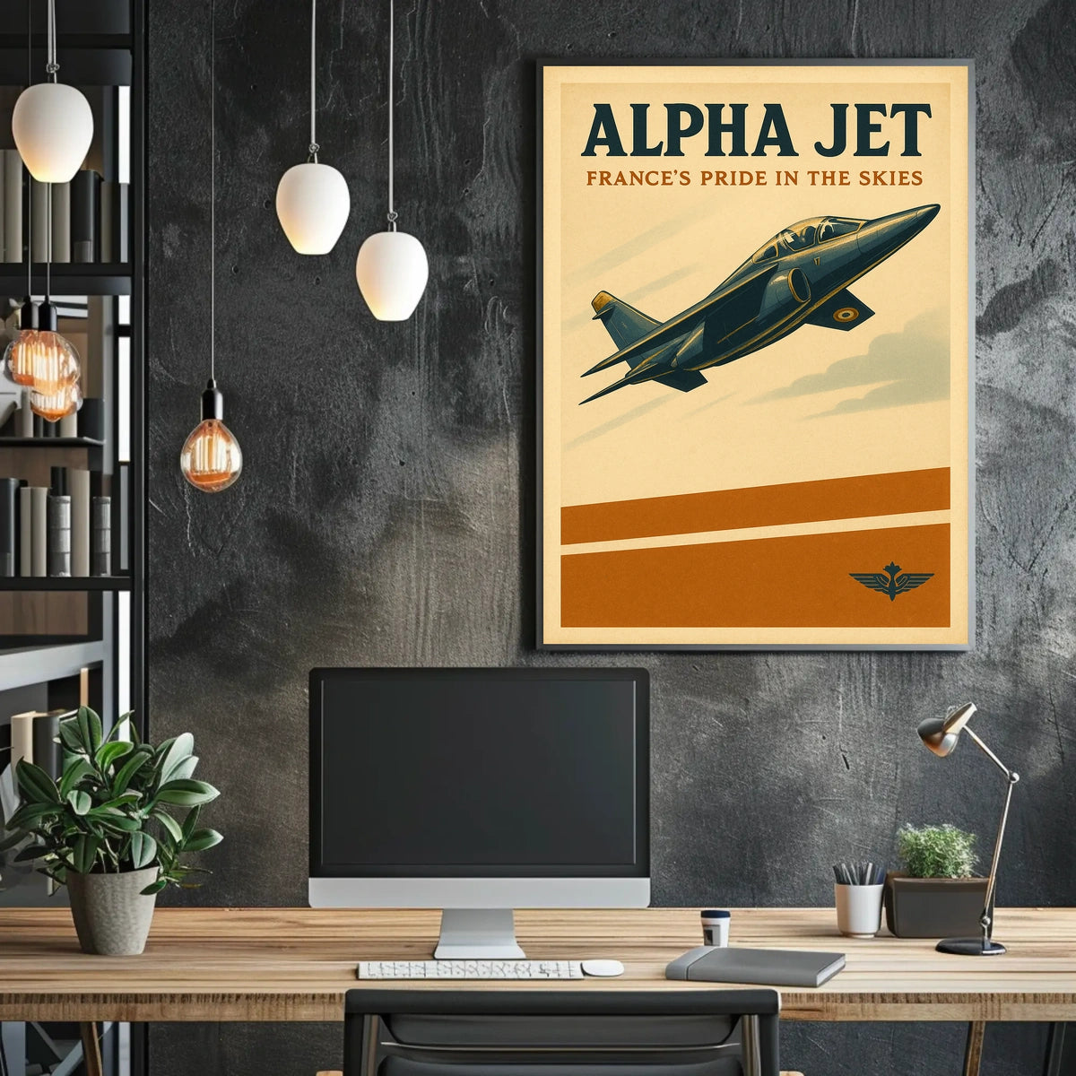 Alpha Jet Frances Pride in the Skies Poster