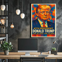 Donald Trump 47th President Poster