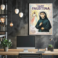 Saint Faustina Poster PosterGoat