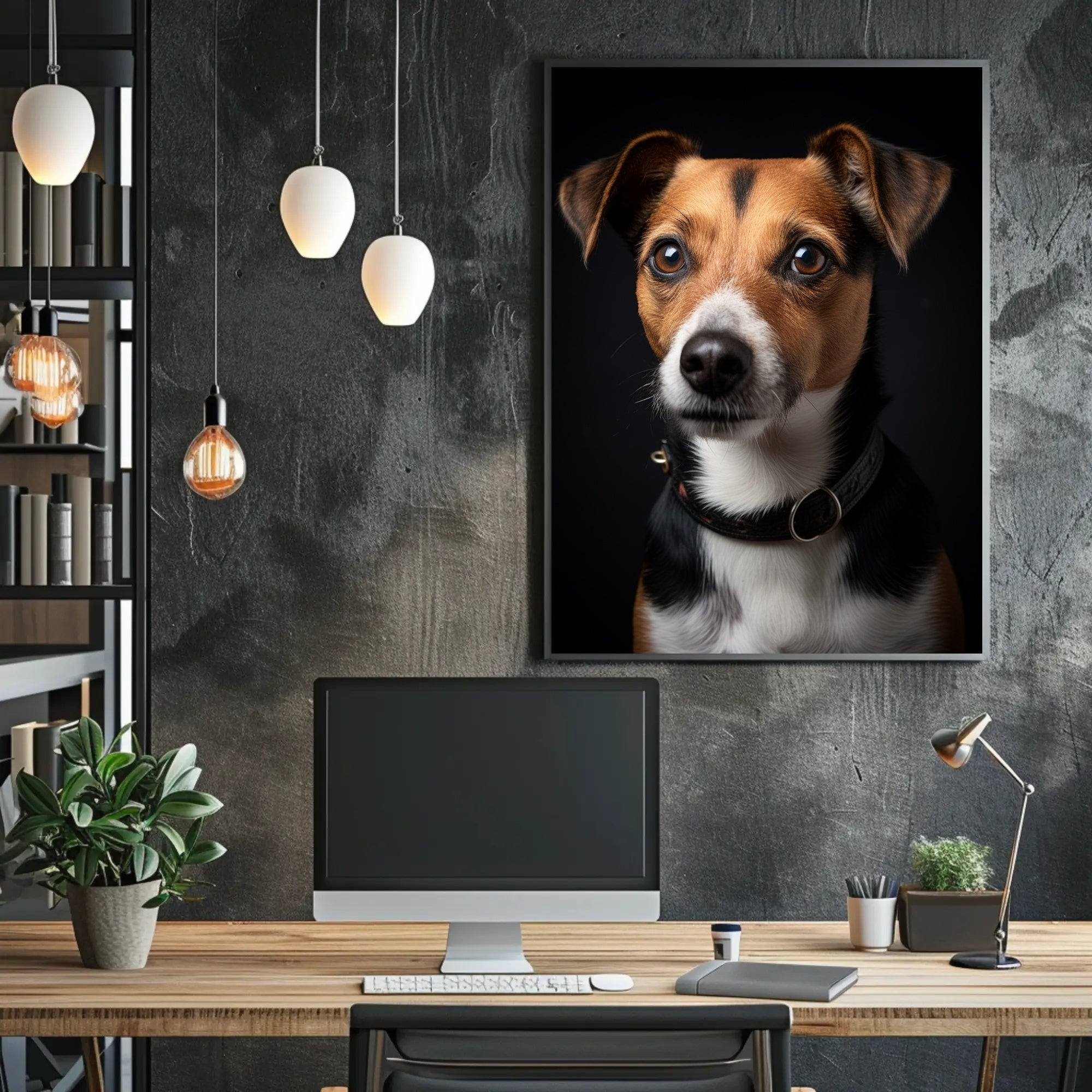 Portrait Of A Loyal Companion Poster PosterGoat