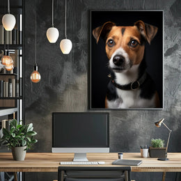 Portrait Of A Loyal Companion Poster PosterGoat