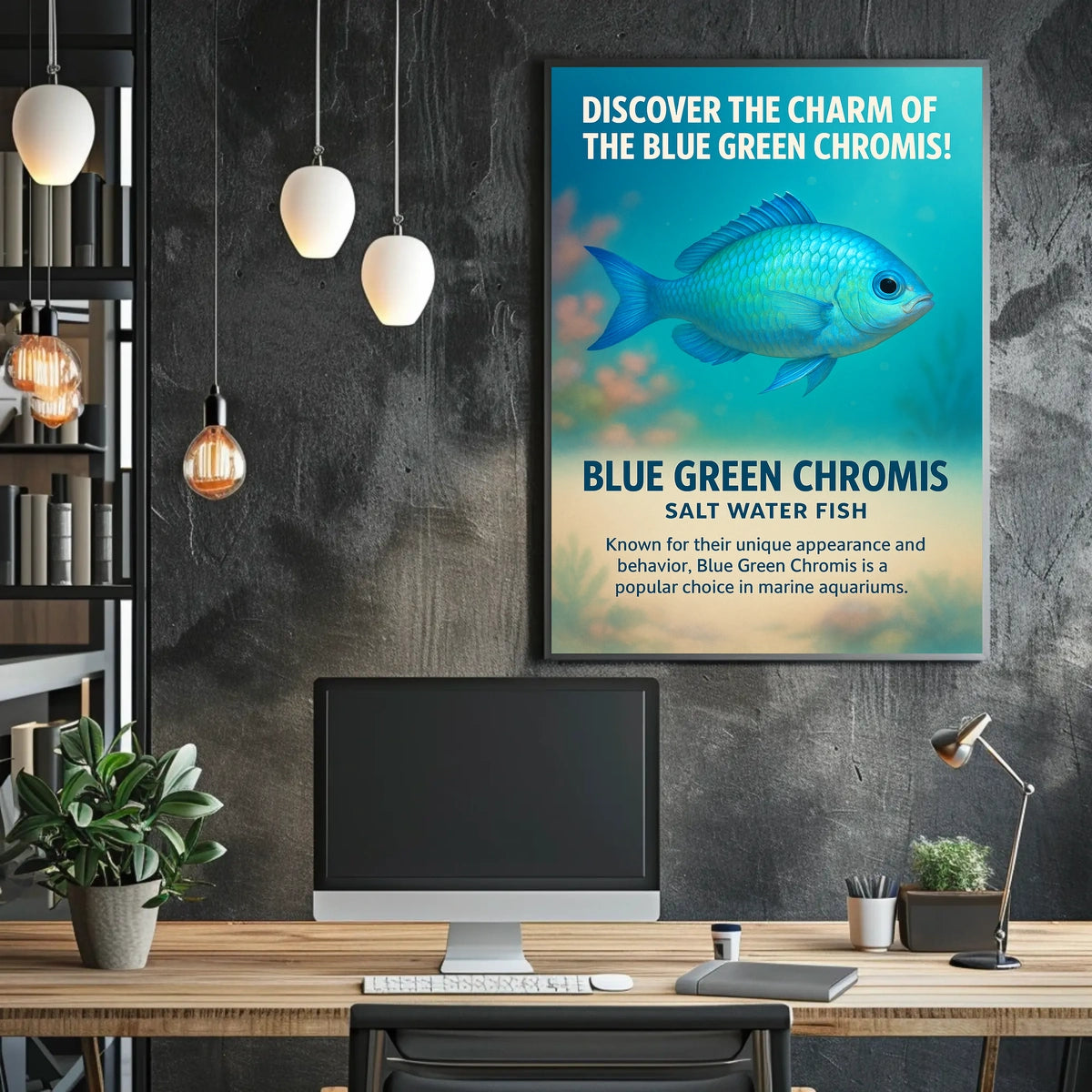Discover The Charm Of The Blue Green Poster