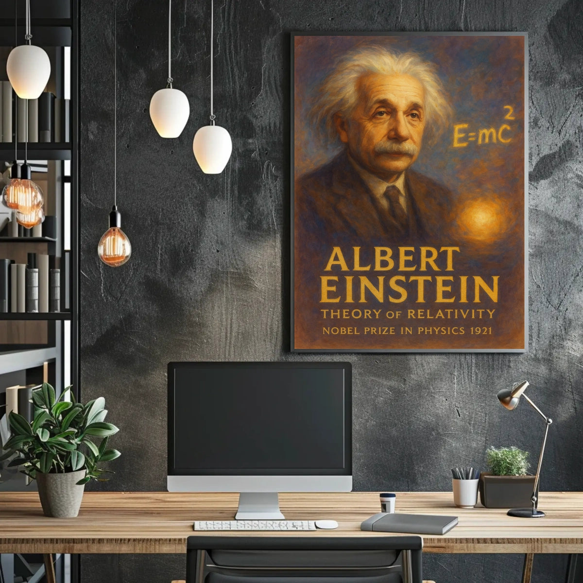 Albert Einstein Theory Of Relativity Poster