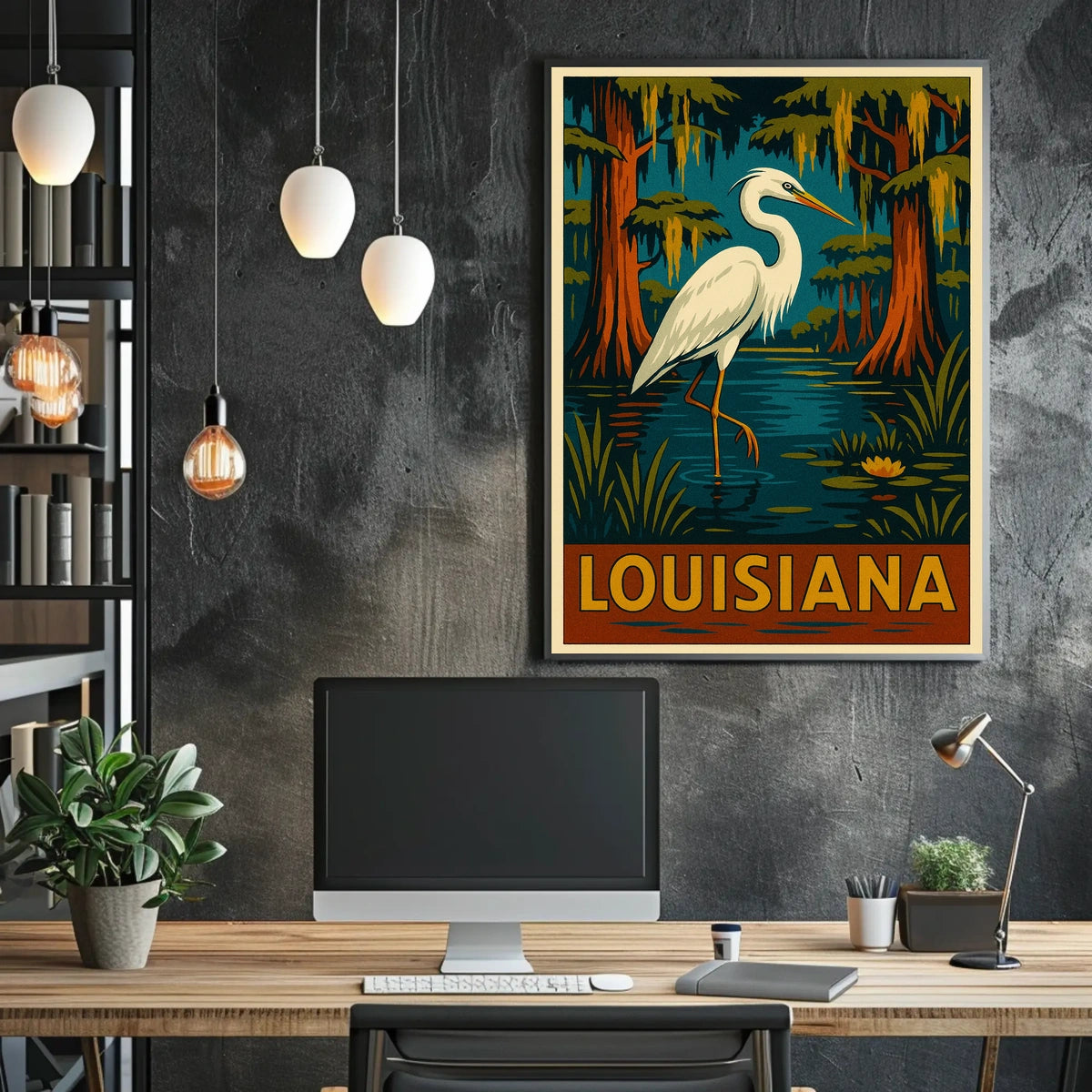 Louisiana Wildlife Poster