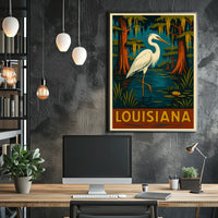 Louisiana Wildlife Poster