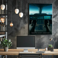 Inside the Cockpit Airbus A350 Poster