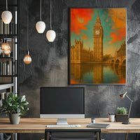 Big Ben London Dreamscape Art Travel Poster