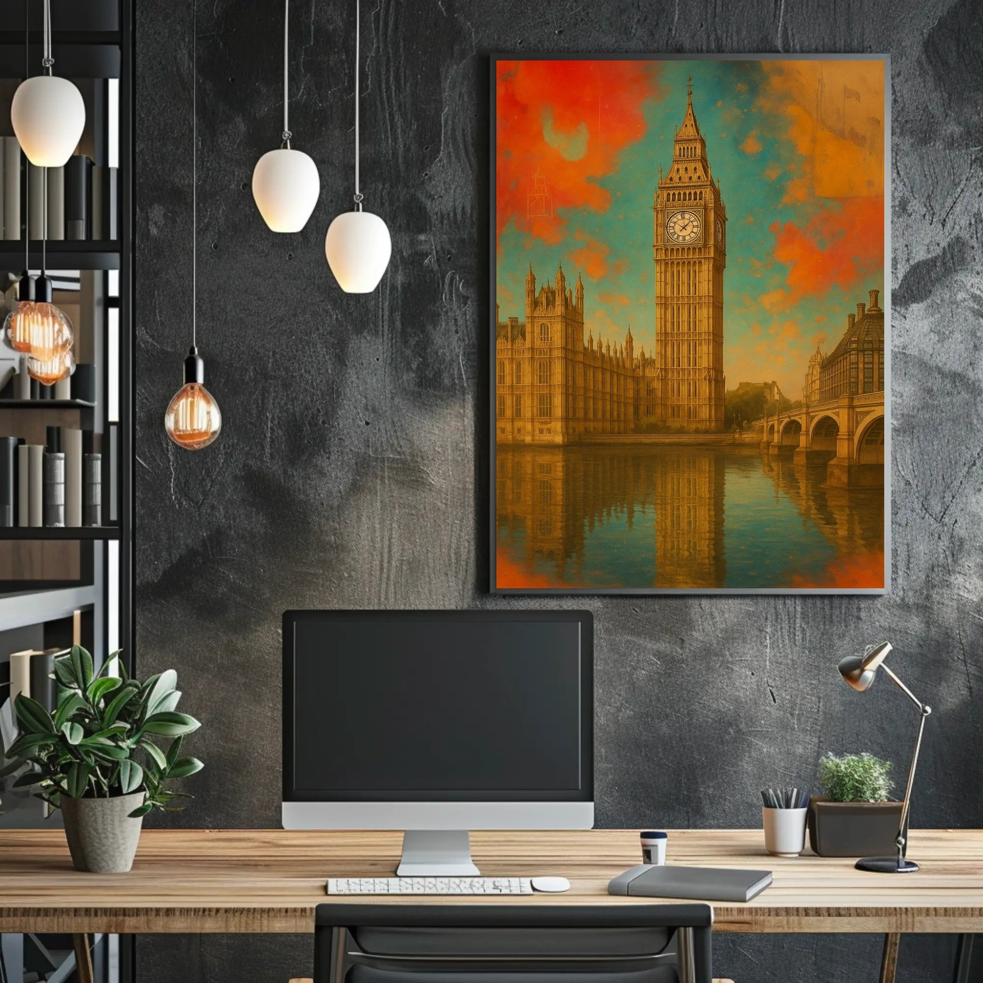Big Ben London Dreamscape Art Travel Poster