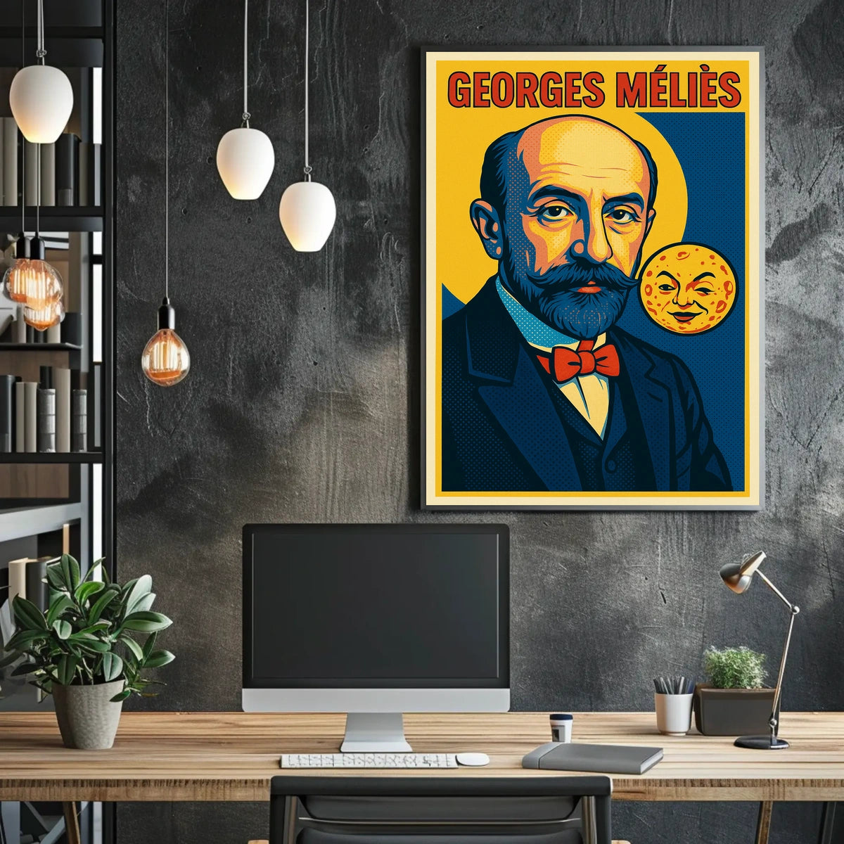 Georges Méliès Cinematic Pioneer Poster