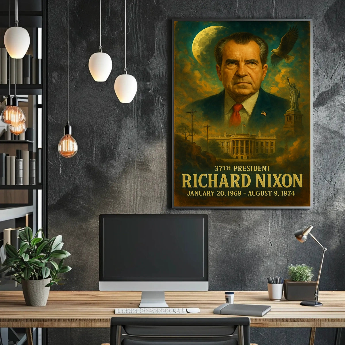 Richard Nixon 37Th President Poster