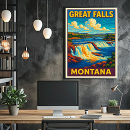 Great Falls, Montana Poster