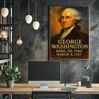 George Washington First President Poster