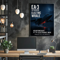Electric Whale Douglas EA-3 Skywarrior Poster PosterGoat