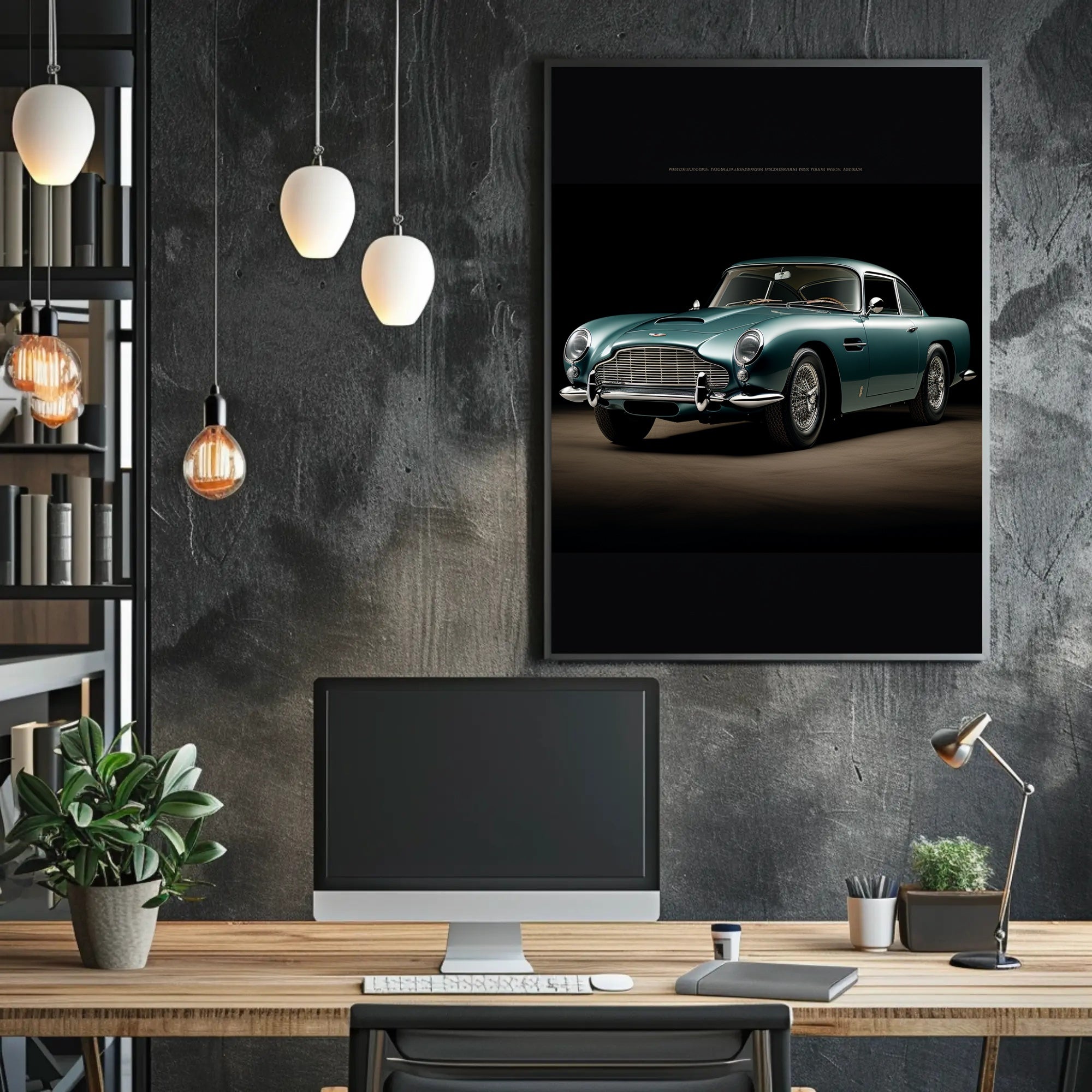 Classic Luxury Car Showcase Poster PosterGoat