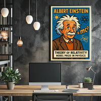 Albert Einstein Theory Of Relativity Poster