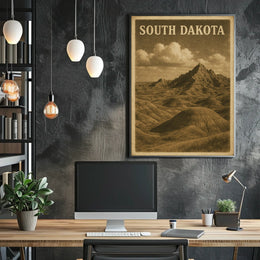 South Dakota Landscapes Timeless Poster