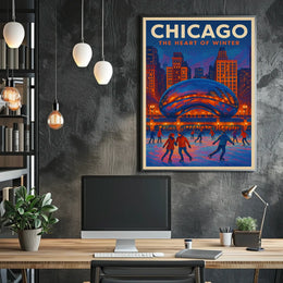 Chicago The Heart Of Winter Poster
