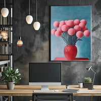 Floral Fantasy Poster Vibrant Botanical Wall Art