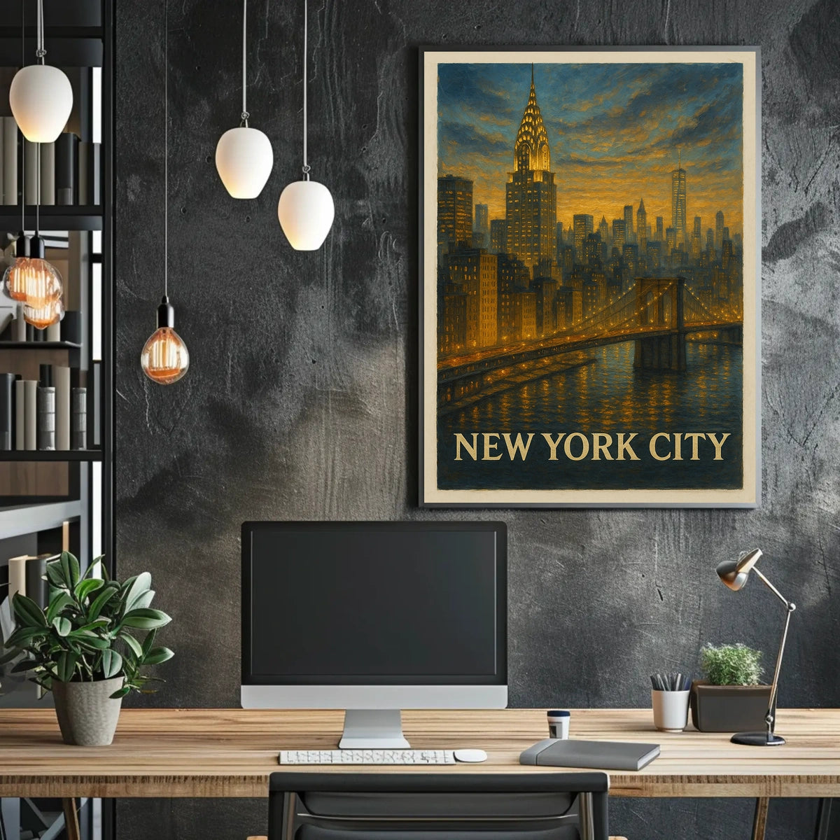 New York City Skyline Poster