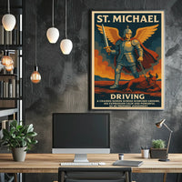 St. Michael The Divine Warrior Poster