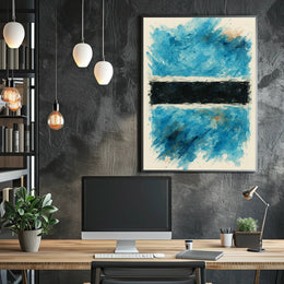 Abstract Watercolor Flag Abstract Poster