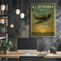 A-1 Skyraider The Workhorse of the Skies Poster