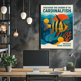 Discover The Charm Of The Cardinalfish Poster