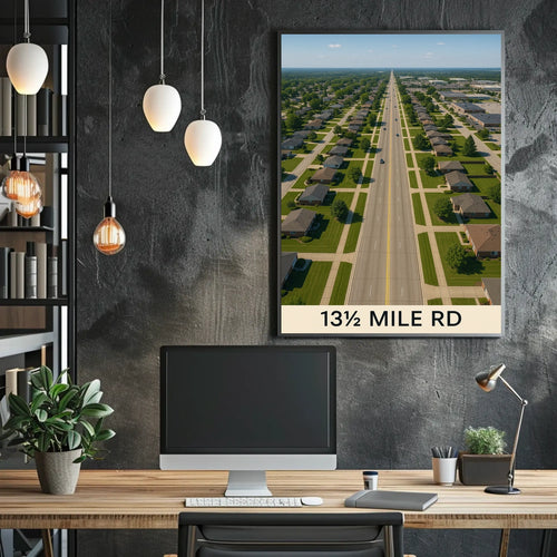 13½ Mile Road Poster