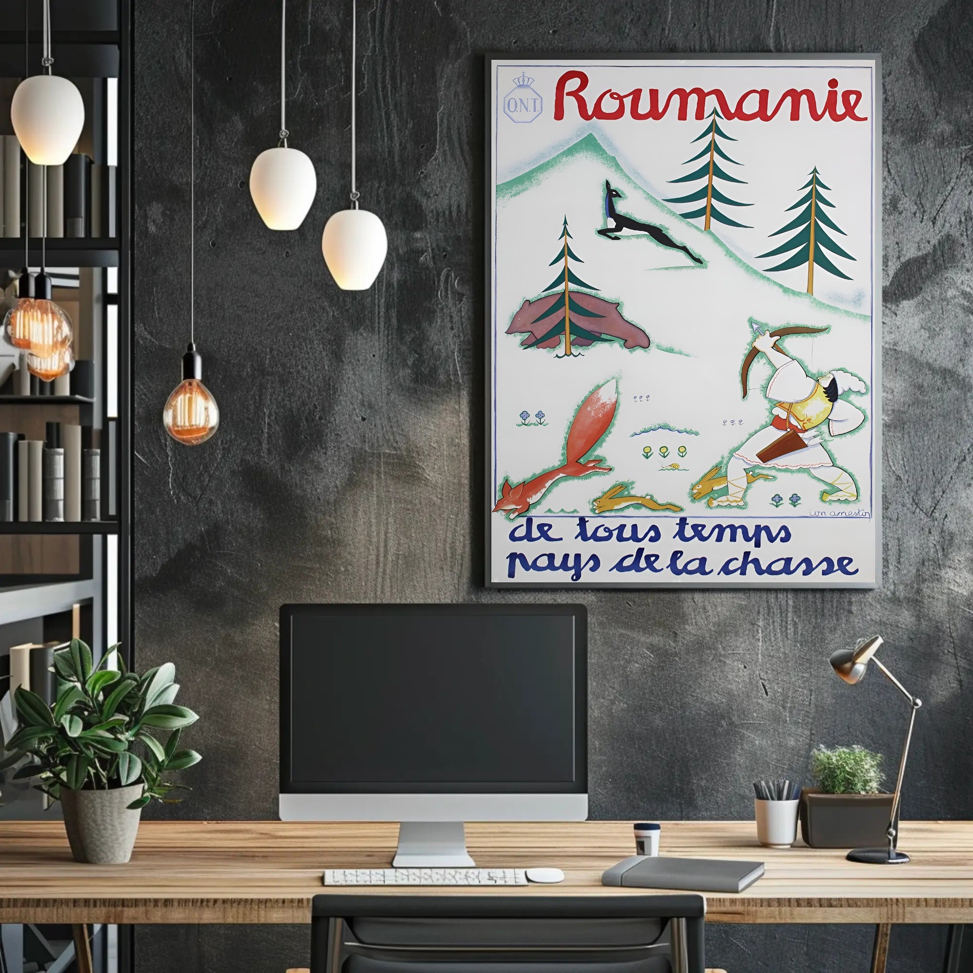 Vintage Hunting in Romania: Cultural or Heritage Poster PosterGoat