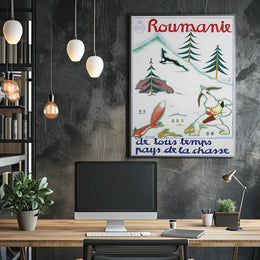 Vintage Hunting in Romania: Cultural or Heritage Poster PosterGoat