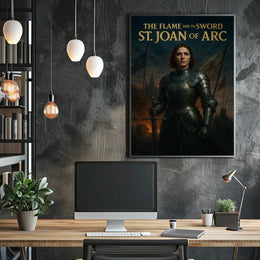 The Flame and the Sword St. Joan of Arc Poster