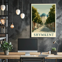 Shymkent Architectural Splendor Poster
