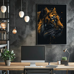 Majestic Tiger Portrait Poster