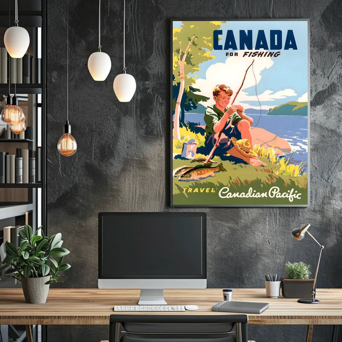 Canada For Fishing Poster