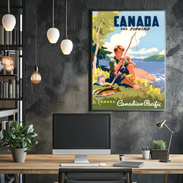 Canada For Fishing Poster