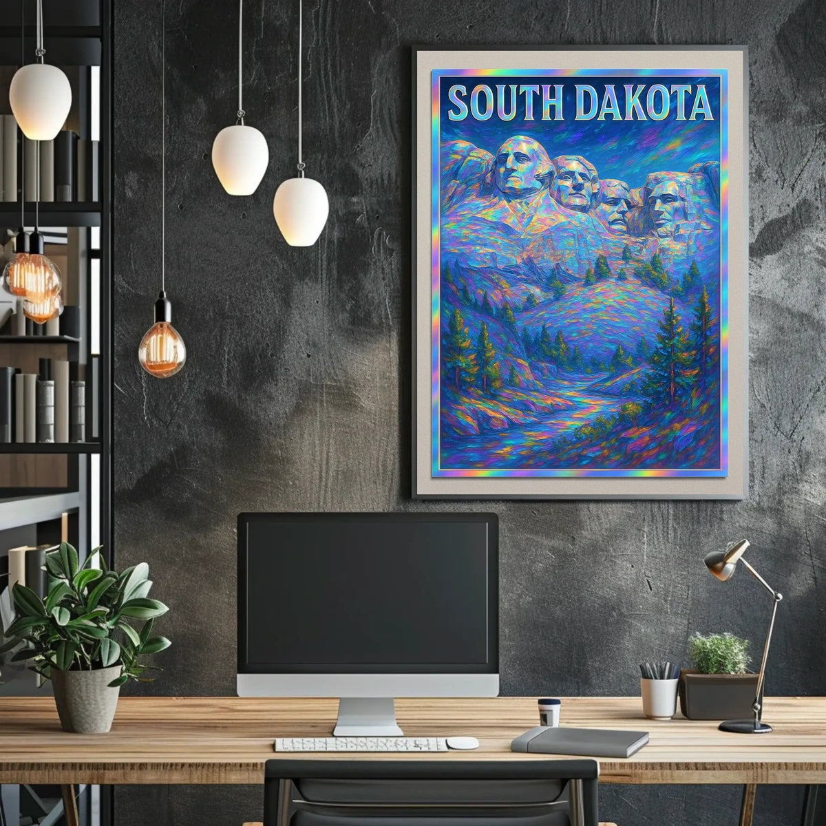 Mount Rushmore In South Dakota Poster