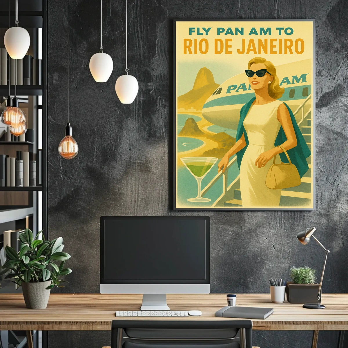 Fly Pan Am To Rio De Janeiro Poster