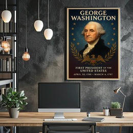 George Washington 1st President Poster