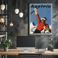 Austria Winter Sports Promotion Poster