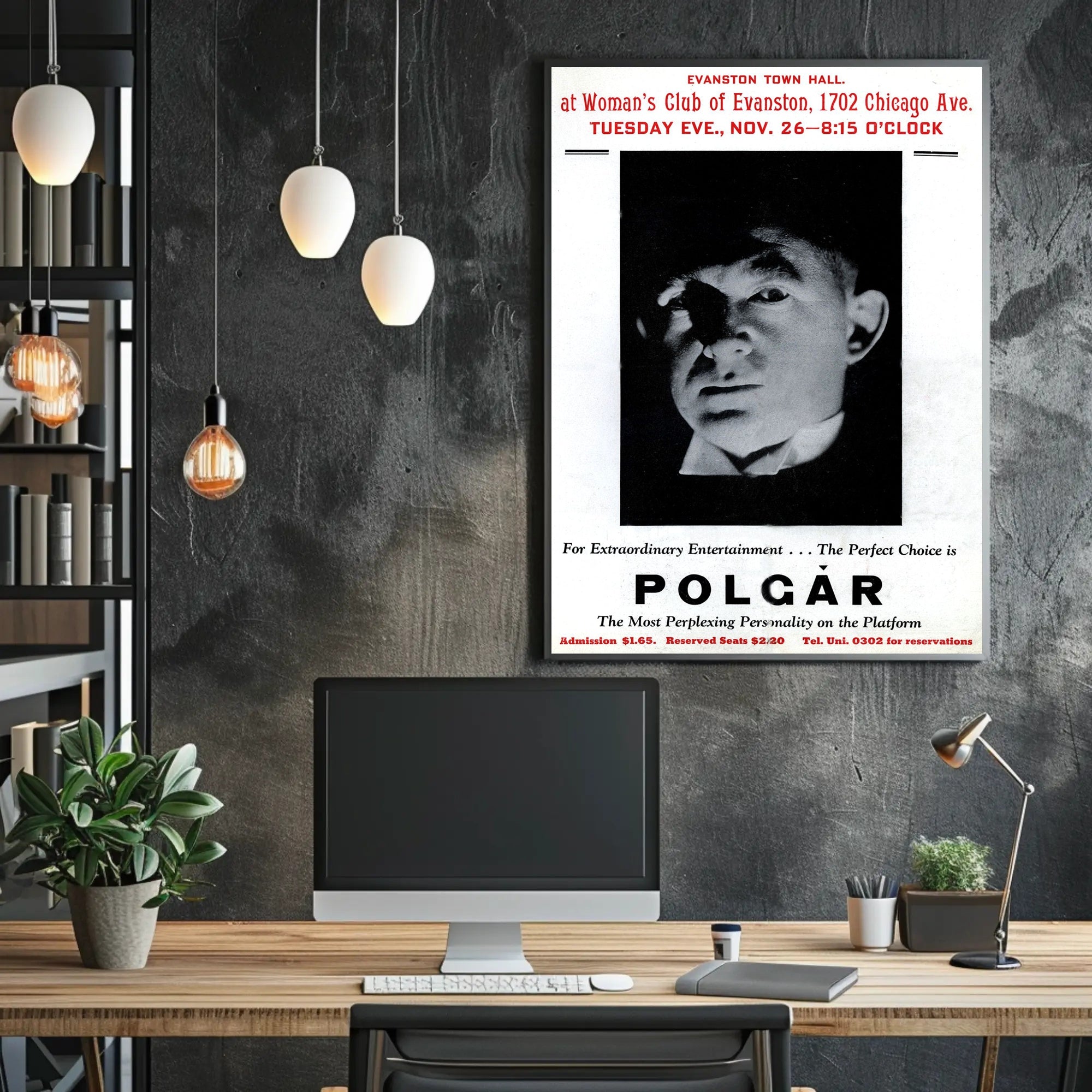 Polgar Mystique Performance Poster Historical or Presidential Poster