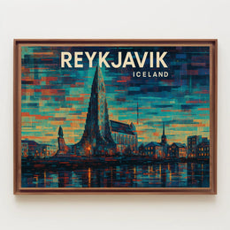 Reykjavik, Iceland Poster