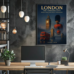London The Timeless City Poster