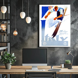 Winter Sports in Italy Poster PosterGoat