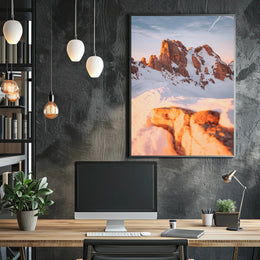 Majestic Alpine Sunrise Landscape National Park Poster