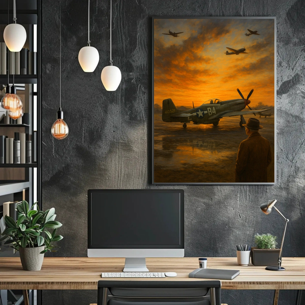 Sunset Squadron Poster
