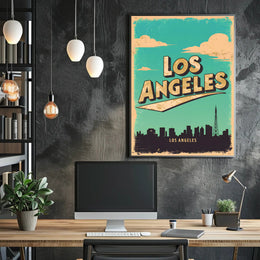 Vintage Los Angeles Poster